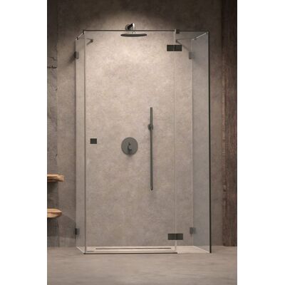 Radaway Essenza Pro GunMetal Kabina prysznicowa - Prostokątna Radaway Essenza Pro GunMetal Kabina prysznicowa - Prostokątna