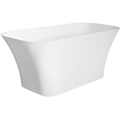 Besco Assos Biała mineralna wanna 160x70cm - Typ wanny Besco Assos Biała mineralna wanna 160x70cm - Typ wanny