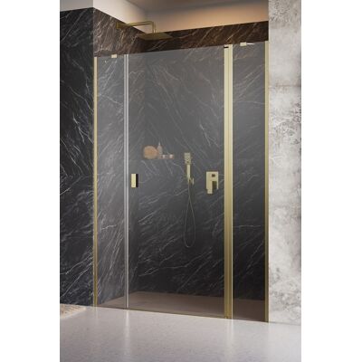 Radaway Nes Dwjs Brushed Gold drzwi wnękowe 120cm prawe szczotkowane złoto 10038120-99-01R Radaway Nes Dwjs Brushed Gold drzwi wnękowe 120cm prawe szczotkowane złoto 10038120-99-01R