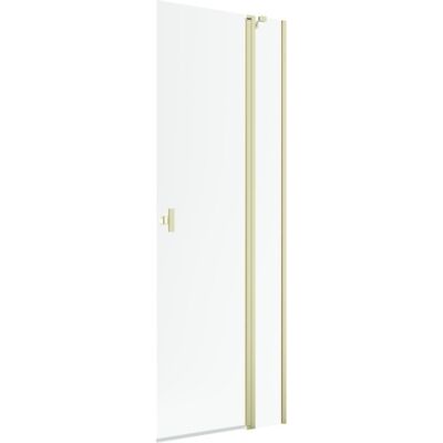 Radaway Nes KDD II Brushed Light Gold kabina walk-in 80cm prawa szczotkowane jasne złoto szkło przejrzyste 10031080-98-01R Radaway Nes KDD II Brushed Light Gold kabina walk-in 80cm prawa szczotkowane jasne złoto szkło przejrzyste 10031080-98-01R
