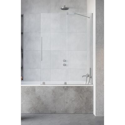 Radaway Furo Brushed Nickel PND II parawan nawannowy 160cm prawy szczotkowany nikiel 10109838-91-01R/10112794-01-01 Radaway Furo Brushed Nickel PND II parawan nawannowy 160cm prawy szczotkowany nikiel 10109838-91-01R/10112794-01-01
