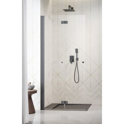 Radaway Nes 6 Brushed GunMetal KDD B kabina walk-in 90cm lewa szczotkowany grafit szkło przejrzyste 10024090-92-01L Radaway Nes 6 Brushed GunMetal KDD B kabina walk-in 90cm lewa szczotkowany grafit szkło przejrzyste 10024090-92-01L