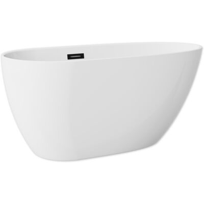The North Bath Loki wanna wolnostojąca 130X70cm z korkiem i przelewem CZARNYM 6402-1301OEMBL The North Bath Loki wanna wolnostojąca 130X70cm z korkiem i przelewem CZARNYM 6402-1301OEMBL
