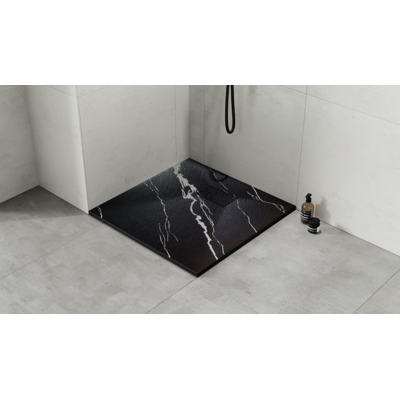 Besco Vexo Marble Black 80x80cm brodzik kwadratowy VMB-80-80-K Besco Vexo Marble Black 80x80cm brodzik kwadratowy VMB-80-80-K