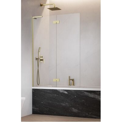Radaway Essenza 8 SL Brushed Gold PND II parawan nawannowy 130cm lewy szczotkowane złoto/przejrzyste 10500130-99-01L Radaway Essenza 8 SL Brushed Gold PND II parawan nawannowy 130cm lewy szczotkowane złoto/przejrzyste 10500130-99-01L