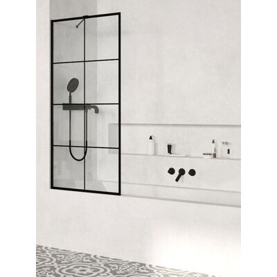 Radaway Modo New Black Pnj Factory parawan nawannowy 60cm L/P czarny mat/szkło przejrzyste 10006060-54-55 Radaway Modo New Black Pnj Factory parawan nawannowy 60cm L/P czarny mat/szkło przejrzyste 10006060-54-55