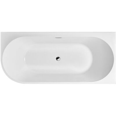 Corsan Intero wanna asymetryczna prawa z półką 170x80 cm biała + syfon E-240XLP Corsan Intero wanna asymetryczna prawa z półką 170x80 cm biała + syfon E-240XLP