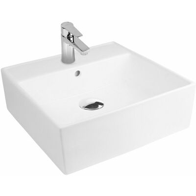 Oltens Hyls SmartClean Kwadratowa umywalka - 47x47cm Oltens Hyls SmartClean Kwadratowa umywalka - 47x47cm