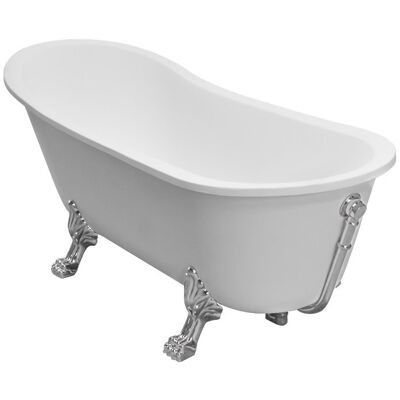 Besco Olaya Glam złota 160x68cm wanna owalna Retro + nogi chrom #WAO-160-GZC Besco Olaya Glam złota 160x68cm wanna owalna Retro + nogi chrom #WAO-160-GZC