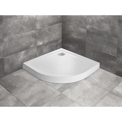 Radaway Doros A Compact Stone brodzik półokrągły 80x80cm biały SDRA8080-05-04S Radaway Doros A Compact Stone brodzik półokrągły 80x80cm biały SDRA8080-05-04S