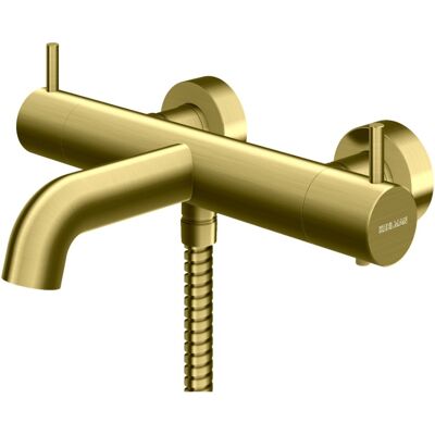 Kohlman Axel Brushed Gold bateria wannowa termostatyczna bez zestawu prysznicowego złoto szczotkowane QW710AGDB **ZAPYTAJ O RABAT!** Kohlman Axel Brushed Gold bateria wannowa termostatyczna bez zestawu prysznicowego złoto szczotkowane QW710AGDB **ZAPYTAJ O RABAT!**