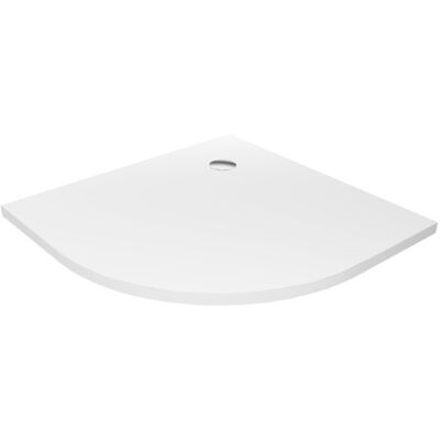 New Trendy Nex brodzik konglomeratowy półokrągły 90x90x3,5 cm biały B-0450 New Trendy Nex brodzik konglomeratowy półokrągły 90x90x3,5 cm biały B-0450