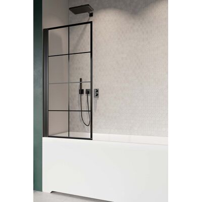 Radaway Nes Black Pnj Factory parawan nawannowy 70cm lewy czarny mat/szkło przejrzyste 10011070-54-55L Radaway Nes Black Pnj Factory parawan nawannowy 70cm lewy czarny mat/szkło przejrzyste 10011070-54-55L