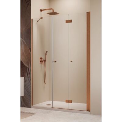 Radaway Nes Brushed Copper DWSB drzwi wnękowe 100cm W1 prawe szczotkowana miedź szkło przejrzyste 10044750-93-01R/10045250-01-01 Radaway Nes Brushed Copper DWSB drzwi wnękowe 100cm W1 prawe szczotkowana miedź szkło przejrzyste 10044750-93-01R/10045250-01-01