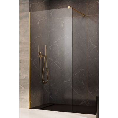 Radaway Modo X Gold II kabina Walk-in 95x200 złoty połysk/przejrzyste 10mm 389295-09-01 Radaway Modo X Gold II kabina Walk-in 95x200 złoty połysk/przejrzyste 10mm 389295-09-01