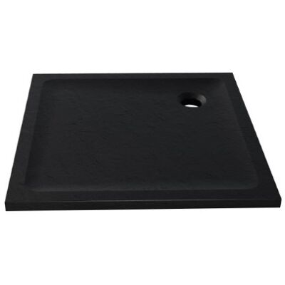 New Trendy Mild Stone Brodzik akrylowy kwadratowy 100x100x4,5 cm czarny B-0585 New Trendy Mild Stone Brodzik akrylowy kwadratowy 100x100x4,5 cm czarny B-0585