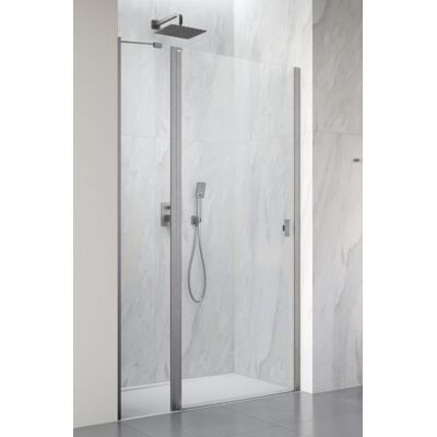 Radaway Nes Brushed Nickel Dwj II Drzwi wnękowe 80 cm lewe szczotkowany nikiel szkło przejrzyste 10036080-91-01L Radaway Nes Brushed Nickel Dwj II Drzwi wnękowe 80 cm lewe szczotkowany nikiel szkło przejrzyste 10036080-91-01L