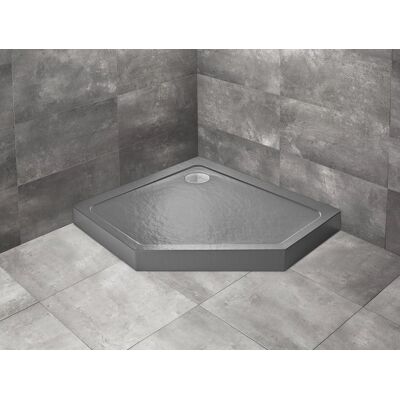 Radaway Doros Pt E Compact Stone brodzik pięciokątny 90x80x11,5cm lewy antracyt SDRPTP9080-05-64SL Radaway Doros Pt E Compact Stone brodzik pięciokątny 90x80x11,5cm lewy antracyt SDRPTP9080-05-64SL