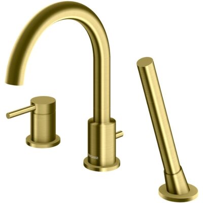 Kohlman Axel Brushed Gold bateria wannowa złoto szczotkowane QB241AGDB **ZAPYTAJ O RABAT!** Kohlman Axel Brushed Gold bateria wannowa złoto szczotkowane QB241AGDB **ZAPYTAJ O RABAT!**
