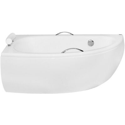 Besco Milena Premium 150x70cm Wanna asymetryczna Lewa+zagłówek+2szt uchwytów Besco Milena Premium 150x70cm Wanna asymetryczna Lewa+zagłówek+2szt uchwytów
