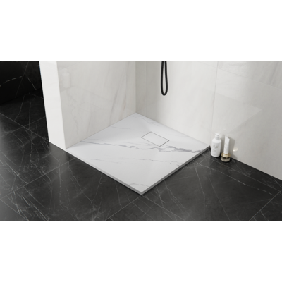Besco Vexo Marble 90x90cm brodzik kwadratowy VM-90-90-K Besco Vexo Marble 90x90cm brodzik kwadratowy VM-90-90-K
