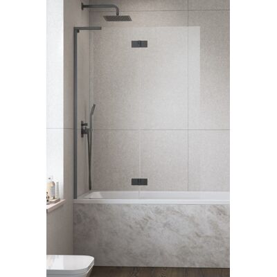Radaway Essenza 8 SL Brushed GunMetal PND II parawan nawannowy 100cm lewy szczotkowany grafit/przejrzyste 10500100-92-01L Radaway Essenza 8 SL Brushed GunMetal PND II parawan nawannowy 100cm lewy szczotkowany grafit/przejrzyste 10500100-92-01L