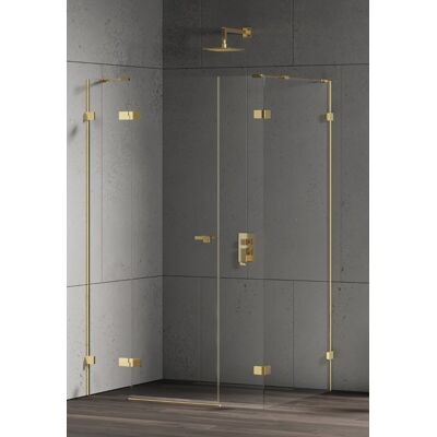 New Trendy Eventa Gold Shine kabina prysznicowa prostokątna 150x90x200 cm lewa przejrzyste Złoty połysk EXK-4784 New Trendy Eventa Gold Shine kabina prysznicowa prostokątna 150x90x200 cm lewa przejrzyste Złoty połysk EXK-4784