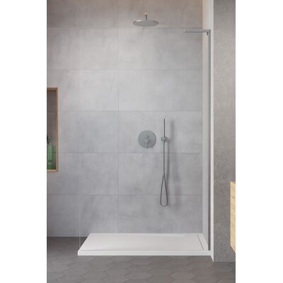 Radaway Modo SL II Brushed Nickel kabina Walk-in 55x200 prawa szczotkowany nikiel 10319055-91-01R Radaway Modo SL II Brushed Nickel kabina Walk-in 55x200 prawa szczotkowany nikiel 10319055-91-01R