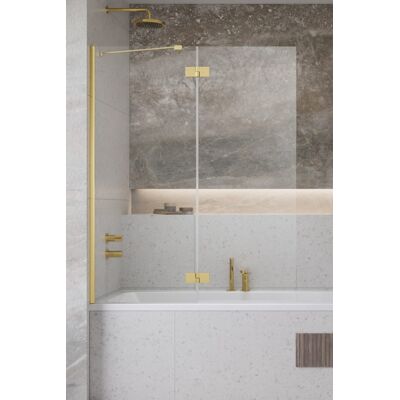 Radaway Essenza Gold PND II parawan nawannowy 100cm lewy złoty połysk/przejrzyste 110002100-09-01L Radaway Essenza Gold PND II parawan nawannowy 100cm lewy złoty połysk/przejrzyste 110002100-09-01L