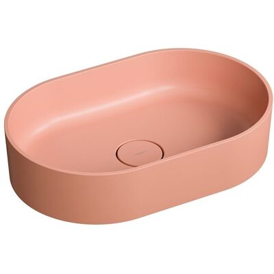 Umywalka wbudowana Omnires Ovo M+ - Korale - 55x36 cm Umywalka wbudowana Omnires Ovo M+ - Korale - 55x36 cm