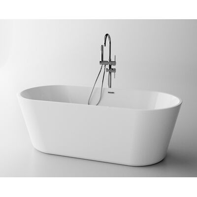 ScandiBath Baldur wanna wolnostojąca 170x78cm + syfon klik-klak Q163-1701 ScandiBath Baldur wanna wolnostojąca 170x78cm + syfon klik-klak Q163-1701