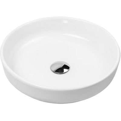 Umywalka Fossa naścienna Oltens - Okrągła, 40cm, Biała Umywalka Fossa naścienna Oltens - Okrągła, 40cm, Biała