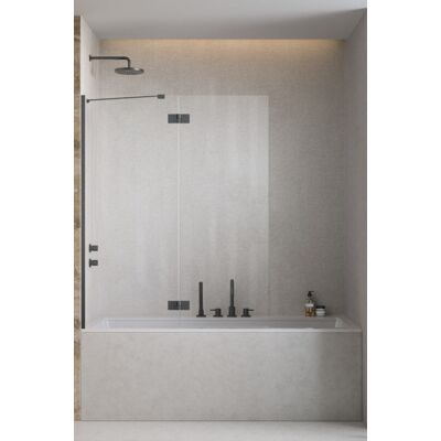 Radaway Essenza Brushed GunMetal PND II parawan nawannowy 120cm lewy szczotkowany grafit/przejrzyste 110002120-92-01L Radaway Essenza Brushed GunMetal PND II parawan nawannowy 120cm lewy szczotkowany grafit/przejrzyste 110002120-92-01L