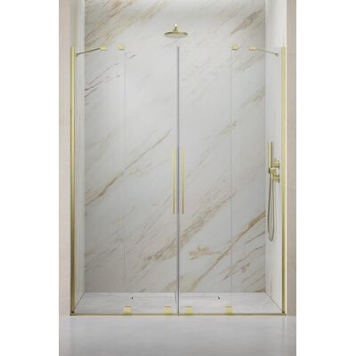 Radaway Furo Brushed Gold DWD drzwi prysznicowe 200cm szczotkowane złoto 10108538-99-01/10111492-01-01 Radaway Furo Brushed Gold DWD drzwi prysznicowe 200cm szczotkowane złoto 10108538-99-01/10111492-01-01