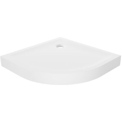 New Trendy Mild Brodzik akrylowy półokrągły 80x80x11,5 cm biały B-0600 New Trendy Mild Brodzik akrylowy półokrągły 80x80x11,5 cm biały B-0600