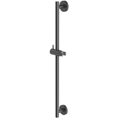 Omnires Drążek prysznicowy 66 cm grafit szczotkowany DR12GR Omnires Drążek prysznicowy 66 cm grafit szczotkowany DR12GR