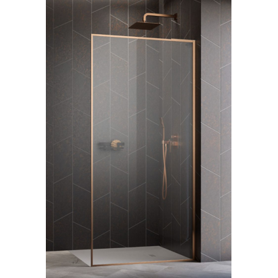 Radaway Modo F SL Brushed Copper II kabina Walk-in 90x201,6cm prawa Szczotkowana Miedź szkło przejrzyste 10419094-93-01R Radaway Modo F SL Brushed Copper II kabina Walk-in 90x201,6cm prawa Szczotkowana Miedź szkło przejrzyste 10419094-93-01R