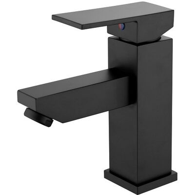 Besco Modern II bateria umywalkowa czarny mat BU-MII-CZ Besco Modern II bateria umywalkowa czarny mat BU-MII-CZ