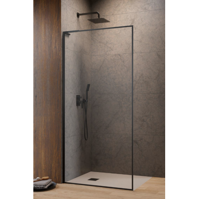 Radaway Modo F SL Brushed Gunmetal II kabina Walk-in 115x201,6cm lewa Szczotkowany Grafit szkło przejrzyste 10419115-92-01L Radaway Modo F SL Brushed Gunmetal II kabina Walk-in 115x201,6cm lewa Szczotkowany Grafit szkło przejrzyste 10419115-92-01L