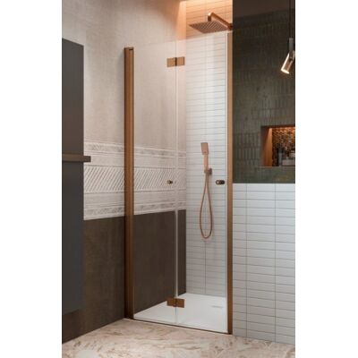 Radaway Nes Brushed Copper Dwb drzwi wnękowe 70cm lewe szczotkowana miedź szkło przejrzyste 10029070-93-01L Radaway Nes Brushed Copper Dwb drzwi wnękowe 70cm lewe szczotkowana miedź szkło przejrzyste 10029070-93-01L