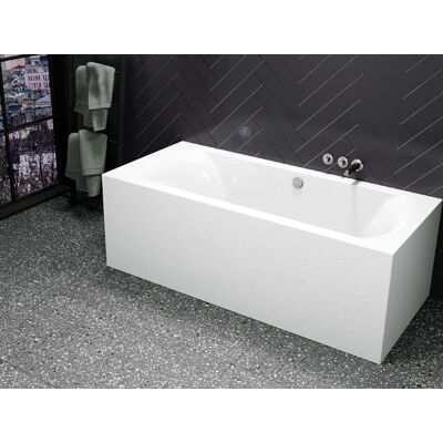 Riho Linares Plug&Play Back2Wall wanna prostokątna przyścienna 170x75cm prawa z obudową + nóżki B141018005 Riho Linares Plug&Play Back2Wall wanna prostokątna przyścienna 170x75cm prawa z obudową + nóżki B141018005