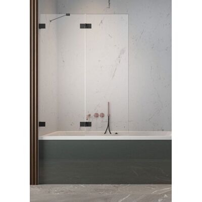 Radaway Essenza Pro Black Pnd II parawan nawannowy 130cm lewy czarny mat/szkło przejrzyste 10102130-54-01L Radaway Essenza Pro Black Pnd II parawan nawannowy 130cm lewy czarny mat/szkło przejrzyste 10102130-54-01L