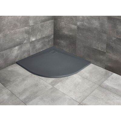 Radaway Kyntos A brodzik półokrągły 80x80cm antracyt HKA8080-64 Radaway Kyntos A brodzik półokrągły 80x80cm antracyt HKA8080-64