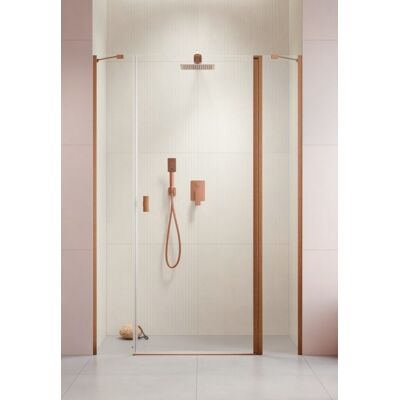 Radaway Nes Brushed Copper Dwjs drzwi wnękowe 140cm prawe szczotkowana miedź szkło przejrzyste 10038140-93-01R Radaway Nes Brushed Copper Dwjs drzwi wnękowe 140cm prawe szczotkowana miedź szkło przejrzyste 10038140-93-01R