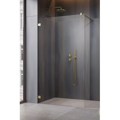 Radaway Essenza Pro Brushed Gold 100x200 kabina Walk-in szczotkowane złoto 10103100-99-01 Radaway Essenza Pro Brushed Gold 100x200 kabina Walk-in szczotkowane złoto 10103100-99-01