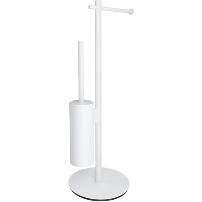 Omnires Modern Project stojak na papier i szczotkę toaletową biały mat MP60810WM Omnires Modern Project stojak na papier i szczotkę toaletową biały mat MP60810WM