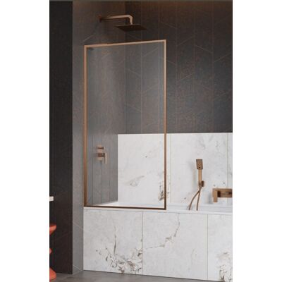 Radaway Modo F SL Brushed Copper PNJ II parawan nawannowy 50cm lewy szczotkowana miedź/przejrzyste 10406050-93-01L Radaway Modo F SL Brushed Copper PNJ II parawan nawannowy 50cm lewy szczotkowana miedź/przejrzyste 10406050-93-01L