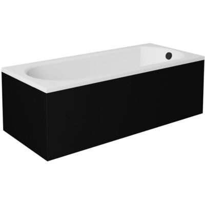 Besco - Intrica OAI-160-PKC - Black matte - Bathtub enclosure Besco - Intrica OAI-160-PKC - Black matte - Bathtub enclosure