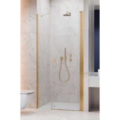 Radaway Nes Gold Dws Drzwi wnękowe 100 cm prawe złoty połysk szkło przejrzyste 10028100-09-01R Radaway Nes Gold Dws Drzwi wnękowe 100 cm prawe złoty połysk szkło przejrzyste 10028100-09-01R