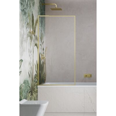 Radaway Modo F SL Brushed Gold PNJ II parawan nawannowy 50cm lewy szczotkowane złoto/przejrzyste 10406050-99-01L Radaway Modo F SL Brushed Gold PNJ II parawan nawannowy 50cm lewy szczotkowane złoto/przejrzyste 10406050-99-01L